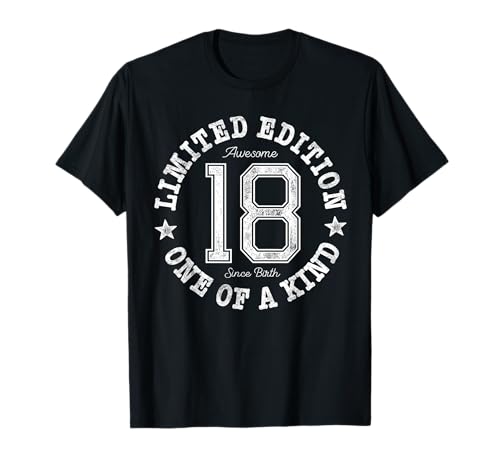 18 Limited Edition One of a Kind 18th Birthday 18-Year-Old T-Shirt von Limited Edition 18th Birthday Design