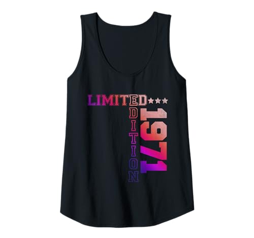 Damen 1971 Retro 1971 Vintage 1971 Limitierte Auflage Tank Top von Limited Edition 1971 Birthday Gift