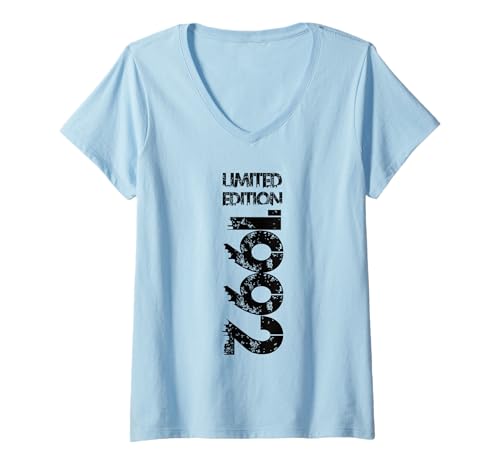 Damen Limited Edition 1992 Geburtstag 1992 Jahrgang 1992 T-Shirt mit V-Ausschnitt Damen Limited Edition 1992 Geburtstag 1992 Jahrgang 1992 T-Shirt mit V-Ausschnitt von Limited Edition 1992