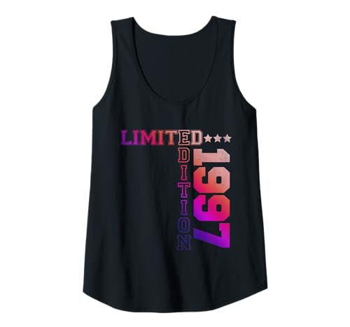 Damen 1997 Retro 1997 Vintage 1997 Limitierte Auflage Tank Top Damen 1997 Retro 1997 Vintage 1997 Limitierte Auflage Tank Top von Limited Edition 1997 Birthday Gift
