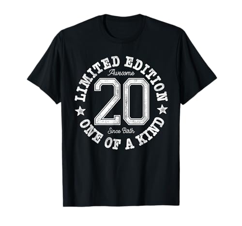 20 Limited Edition One of a Kind 20th Birthday 20-Year-Old T-Shirt 20 Limited Edition One of a Kind 20th Birthday 20-Year-Old T-Shirt von Limited Edition 20th Birthday Design