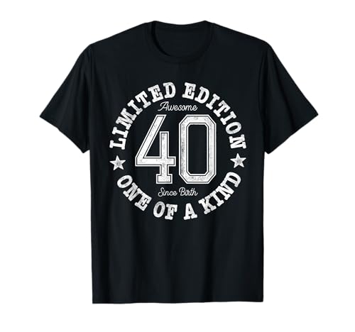 40 Limited Edition One of a Kind 40th Birthday 40-Year-Old T-Shirt 40 Limited Edition One of a Kind 40th Birthday 40-Year-Old T-Shirt von Limited Edition 40th Birthday Design