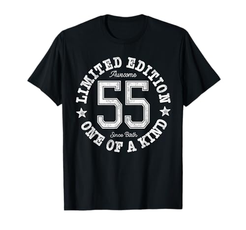 55 Limited Edition One of a Kind 55th Birthday 55-Year-Old T-Shirt von Limited Edition 55th Birthday Design
