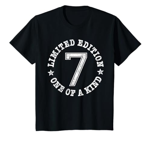 7 Limited Edition One of a Kind 7th Birthday 7-Year-Old T-Shirt 7 Limited Edition One of a Kind 7th Birthday 7-Year-Old T-Shirt von Limited Edition 7th Birthday Design