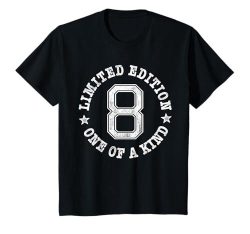 8 Limited Edition One of a Kind 8th Birthday 8-Year-Old T-Shirt von Limited Edition 8th Birthday Design