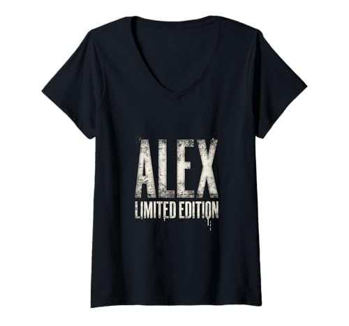 Damen ALEX Limited Edition T-Shirt mit V-Ausschnitt Damen ALEX Limited Edition T-Shirt mit V-Ausschnitt von Limited Edition Design