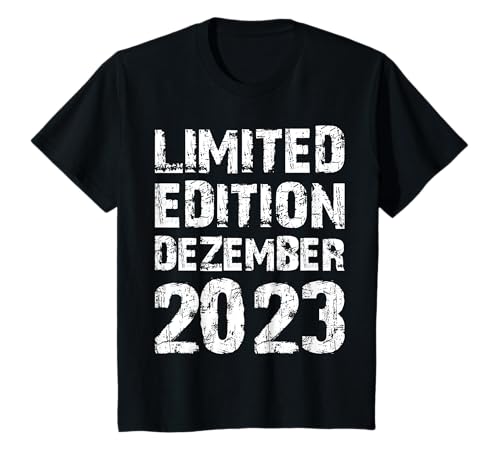 Kinder Limited Edition Dezember 2023 T-Shirt von Limited Edition Dezember 2023