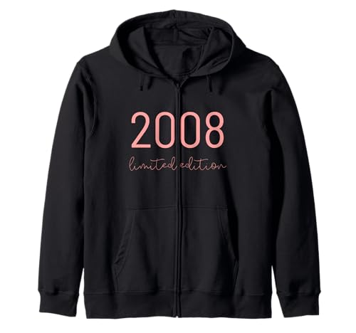 2008 Geburtstagsgeschenke für Mädchen, die 2008 geboren wurden, Limitierte Auflage Kapuzenjacke 2008 Geburtstagsgeschenke für Mädchen, die 2008 geboren wurden, Limitierte Auflage Kapuzenjacke von Limited edition b'day outfits