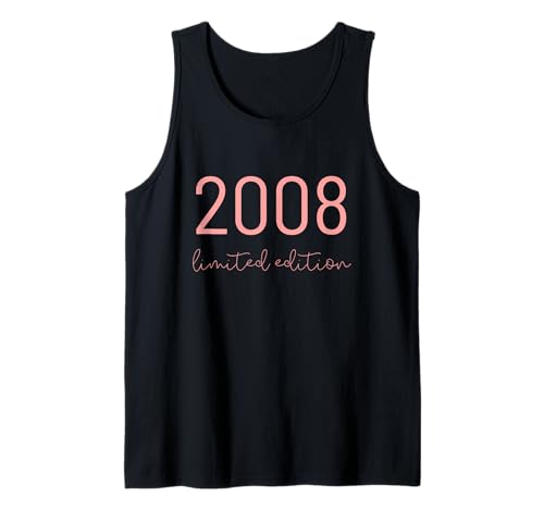 2008 Geburtstagsgeschenke für Mädchen, die 2008 geboren wurden, Limitierte Auflage Tank Top 2008 Geburtstagsgeschenke für Mädchen, die 2008 geboren wurden, Limitierte Auflage Tank Top von Limited edition b'day outfits