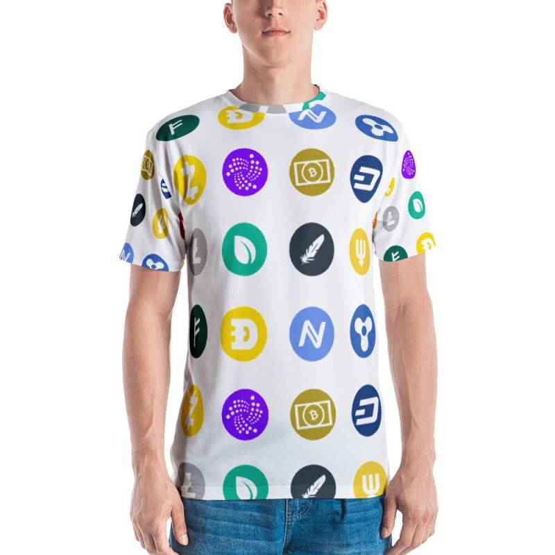 Cryptocurrency Icons All Over Print Herren T-Shirt von LimitedRags