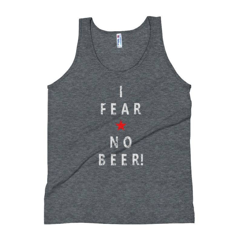 Ich Fürchte Kein Bier Lustige Unisex Tank-Top von LimitedRags