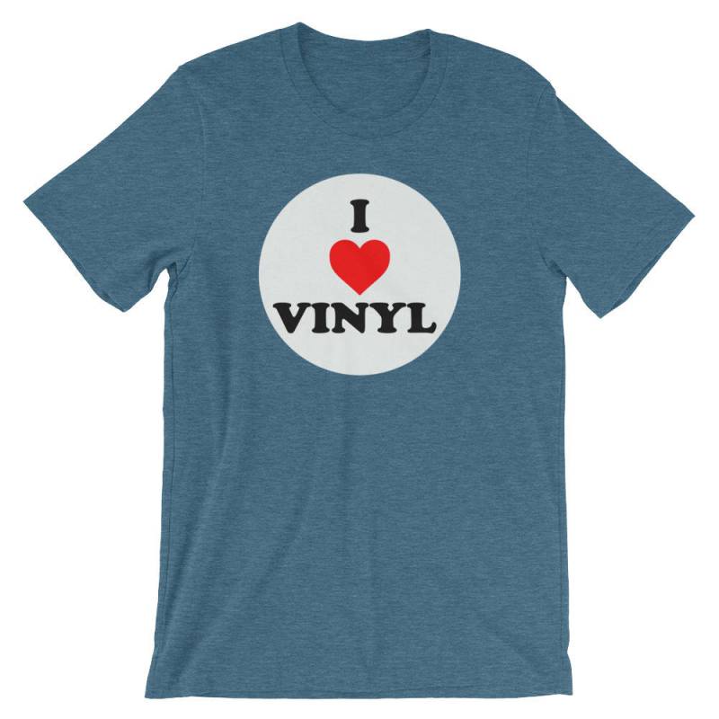 Ich Liebe Vinyl - Lp Schallplatte Kurzarm Unisex T-Shirt von LimitedRags