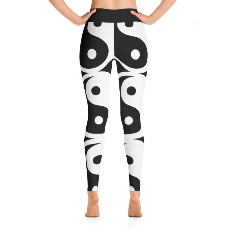Yin Und Yang All Over Print Yoga Leggings von LimitedRags