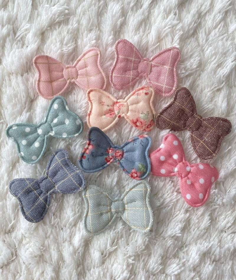 3 cm Kinder Baby Bowknot Gepolsterte Nähen Patches, Kopfbedeckung Kleidung Band Patches Applikation, Versorgung, Nähzubehör von LimitedSelection