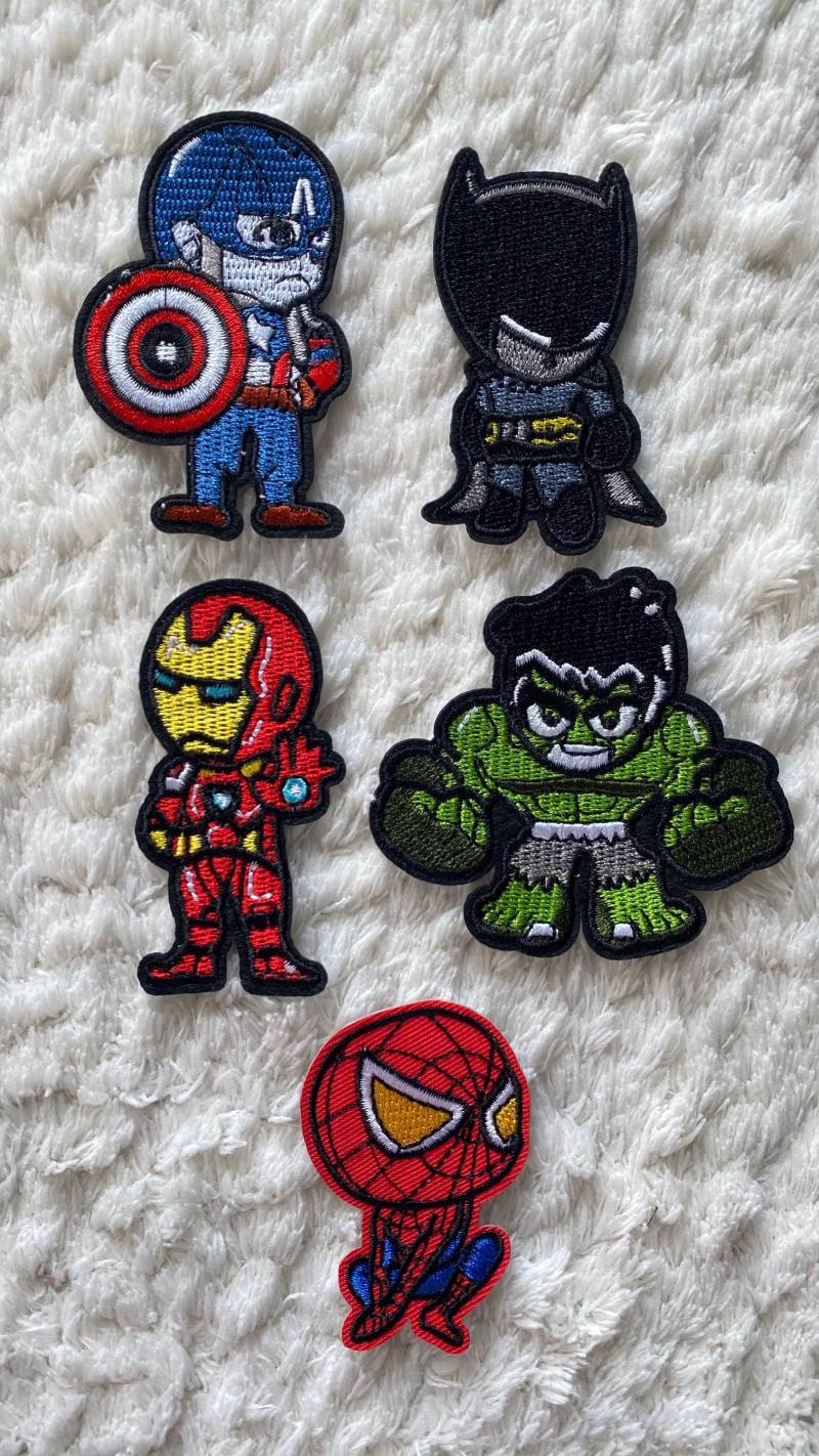 5-7 cm Kinder Baby Eisen Auf Stickerei Cool Super Hero Charakter Cartoon Jacke Kleidung Dekor Patches Diy Projekt Nähen Und Handwerk Versorgung 5-7 cm Kinder Baby Eisen Auf Stickerei Cool Super Hero Charakter Cartoon Jacke Kleidung Dekor Patches Diy Projekt Nähen Und Handwerk Versorgung von LimitedSelection