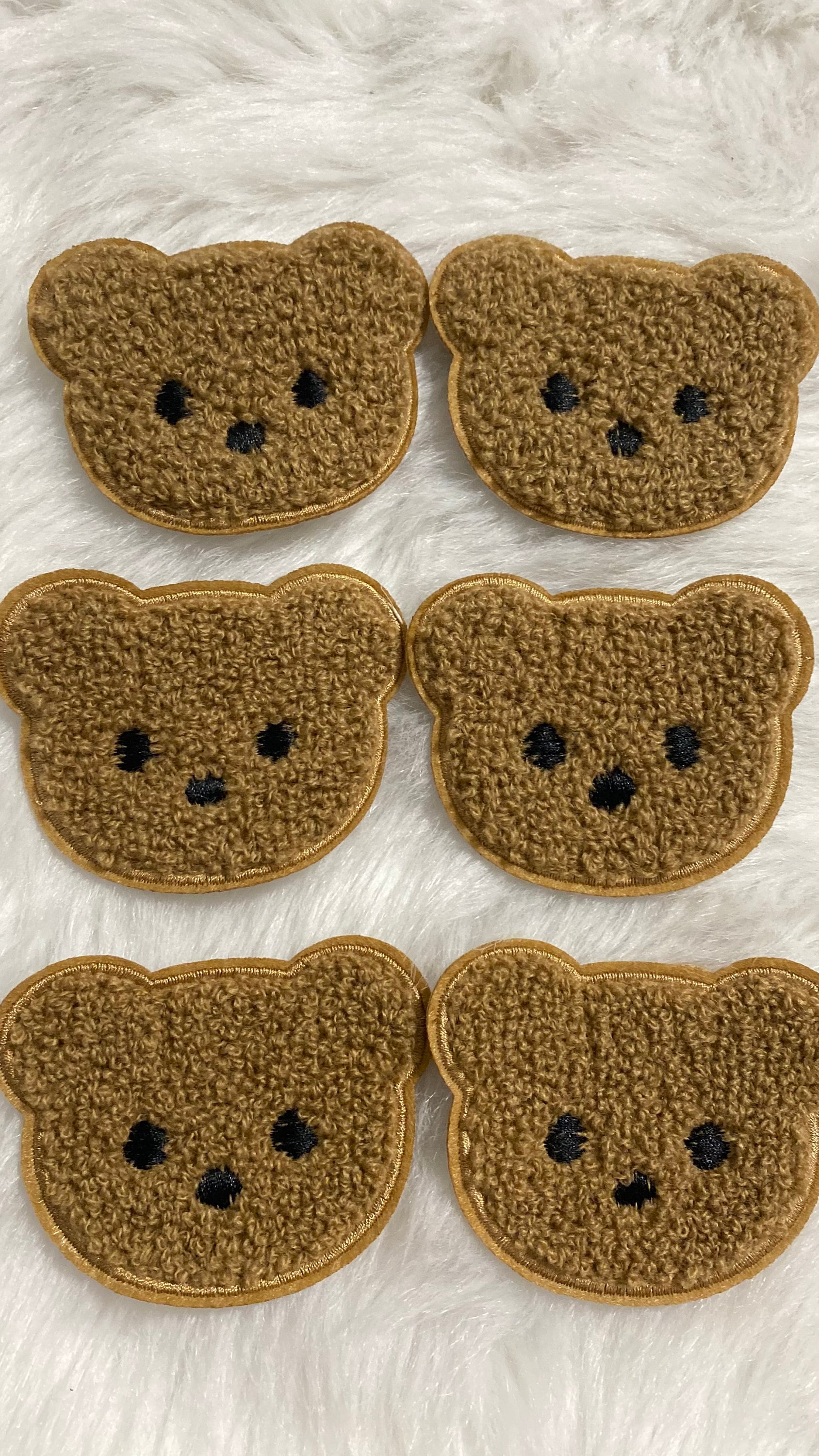 5 cm Kinder Baby Stickerei Braun Teddybär Kopf Nähen Patches Diy Häkeln Projekt Tier Kleidung Zubehör Und Handwerk Versorgung 5 cm Kinder Baby Stickerei Braun Teddybär Kopf Nähen Patches Diy Häkeln Projekt Tier Kleidung Zubehör Und Handwerk Versorgung von LimitedSelection