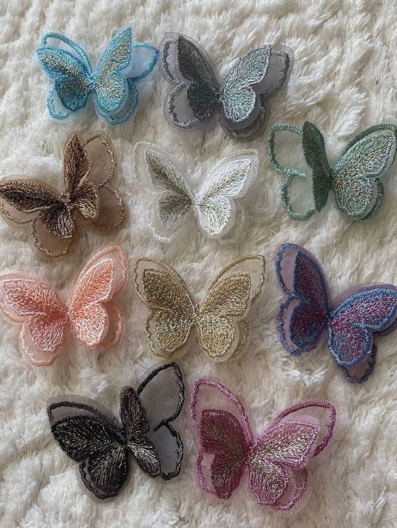 5 cm Schöne Zwei-Schicht-stickerei Bunte Schmetterling Nähen Patches, Diy Kleidung Accessoires, Bluse Patch Versorgung Applikation 5 cm Schöne Zwei-Schicht-stickerei Bunte Schmetterling Nähen Patches, Diy Kleidung Accessoires, Bluse Patch Versorgung Applikation von LimitedSelection