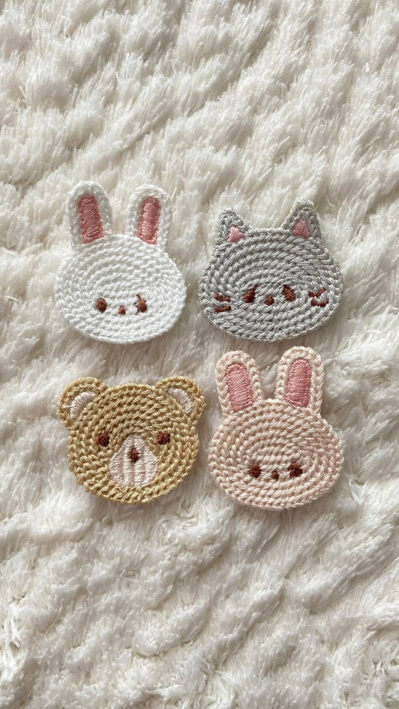 Kinder Baby Gestickt Niedlichen Bär Kaninchen Katzen Kopf Kleidung Nähen Patches, Und Handwerk Versorgung, Diy Zubehör Deco Projekt Kinder Baby Gestickt Niedlichen Bär Kaninchen Katzen Kopf Kleidung Nähen Patches, Und Handwerk Versorgung, Diy Zubehör Deco Projekt von LimitedSelection
