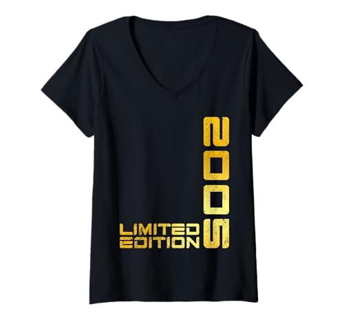 Damen Limited Edition Jahrgang 2005 Lustig 20. Geburtstag 20 Jahre T-Shirt mit V-Ausschnitt Damen Limited Edition Jahrgang 2005 Lustig 20. Geburtstag 20 Jahre T-Shirt mit V-Ausschnitt von Limitierte Edition Geburtstagsgeschenk Mann Frau