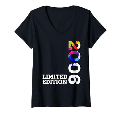 Damen Limited Edition Jahrgang 2006 Lustig 19. Geburtstag 19 Jahre T-Shirt mit V-Ausschnitt Damen Limited Edition Jahrgang 2006 Lustig 19. Geburtstag 19 Jahre T-Shirt mit V-Ausschnitt von Limitierte Edition Geburtstagsgeschenk Mann Frau