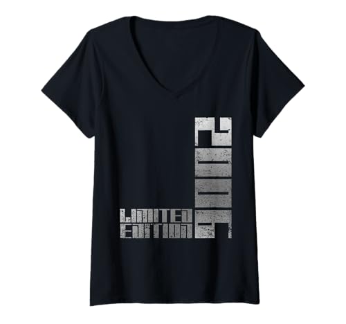 Damen Limited Edition Jahrgang 2006 Lustig 19. Geburtstag 19 Jahre T-Shirt mit V-Ausschnitt Damen Limited Edition Jahrgang 2006 Lustig 19. Geburtstag 19 Jahre T-Shirt mit V-Ausschnitt von Limitierte Edition Geburtstagsgeschenk Mann Frau