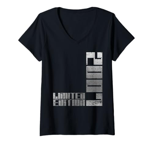 Damen Limited Edition Jahrgang 2007 Lustig 18. Geburtstag 18 Jahre T-Shirt mit V-Ausschnitt Damen Limited Edition Jahrgang 2007 Lustig 18. Geburtstag 18 Jahre T-Shirt mit V-Ausschnitt von Limitierte Edition Geburtstagsgeschenk Mann Frau