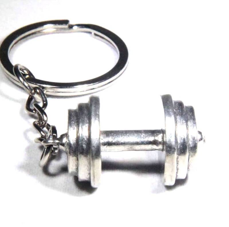 Edelstahl Antique Barbell Schlüsselanhänger Edelstahl Antique Barbell Schlüsselanhänger von LimitlessAesthetics