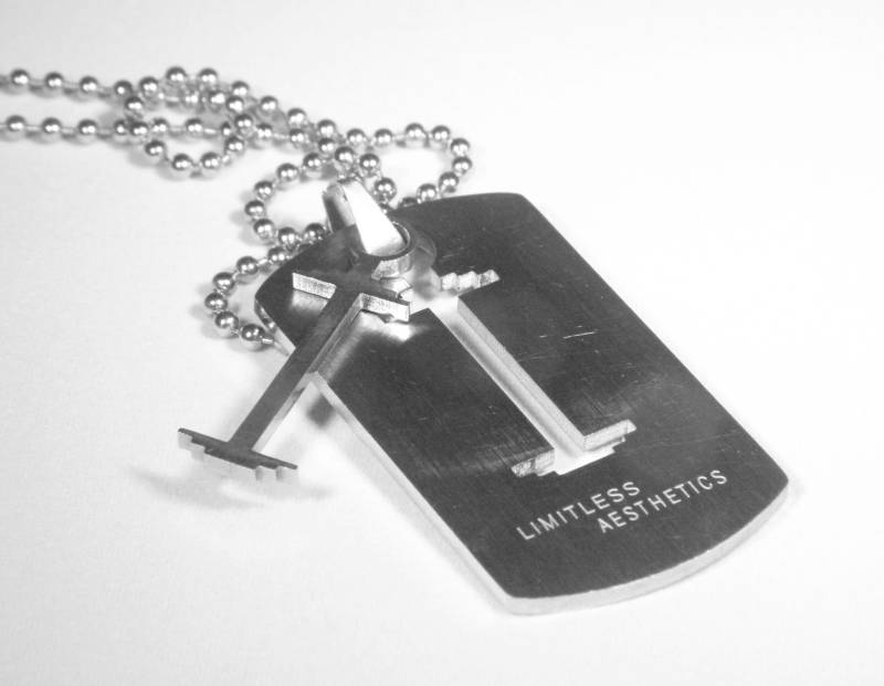 Fitness & Hantel Dog-Tag Fitness & Hantel Dog-Tag von LimitlessAesthetics