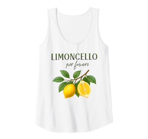 Damen Limoncello Per Favore Zitronen Reise Urlaub Sommer Italien Tank Top Damen Limoncello Per Favore Zitronen Reise Urlaub Sommer Italien Tank Top von Limoncello Per Favore Amalfi Coast Italia Designs