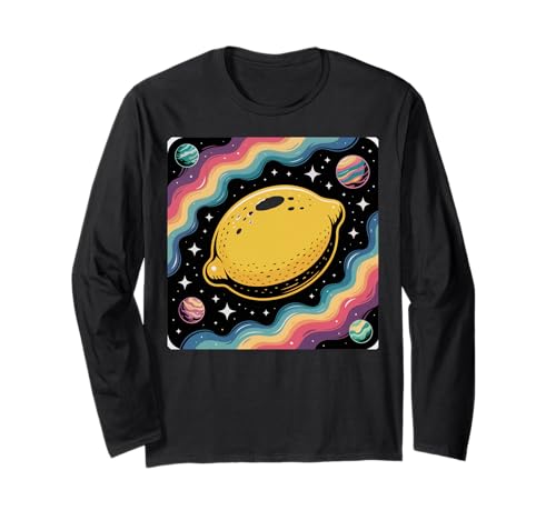 Lemoncello T-Shirt für Damen, Limoncello Space Planets Lemon Langarmshirt Lemoncello T-Shirt für Damen, Limoncello Space Planets Lemon Langarmshirt von Limoncello Shirt Women Lemonade Lemons Lemon