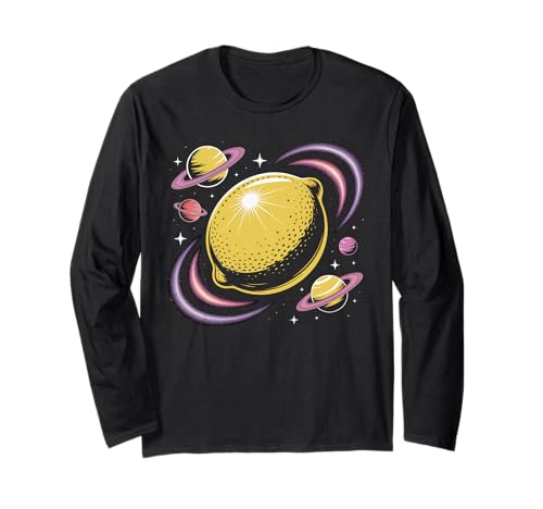 Lemoncello T-Shirt für Damen, Limoncello Space Planets Lemon Langarmshirt Lemoncello T-Shirt für Damen, Limoncello Space Planets Lemon Langarmshirt von Limoncello Shirt Women Lemonade Lemons Lemon