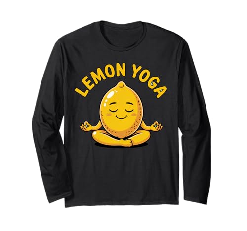 Lemoncello T-Shirt für Damen, Limoncello Yoga Zitrone Cello Langarmshirt von Limoncello Shirt Women Lemonade Lemons