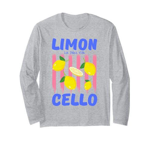 Limonello la Dolce vita italienische Zitrone Sommer Frauen männer lustig Langarmshirt von Limonello la dolce vita Italian lemon