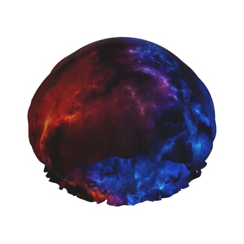 Red And Blue Sky Damen Luxus-Duschhaube, doppelte Schutzschichten, elastisch, wiederverwendbar, verstellbare Duschhaube Red And Blue Sky Damen Luxus-Duschhaube, doppelte Schutzschichten, elastisch, wiederverwendbar, verstellbare Duschhaube von Limpac