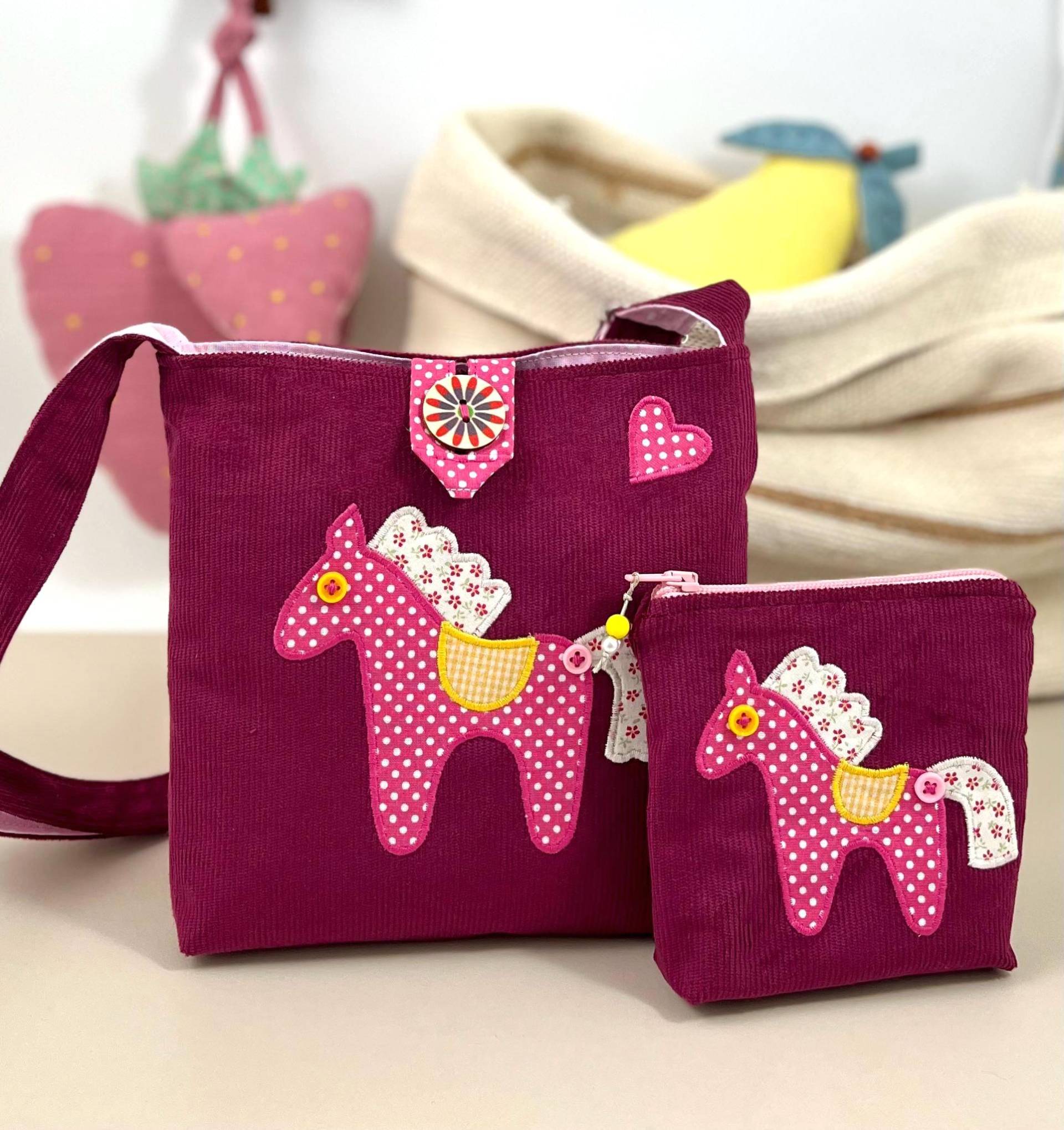 Kleine Tasche Mit Tiermotiv Eule von LimpopoBagsButik