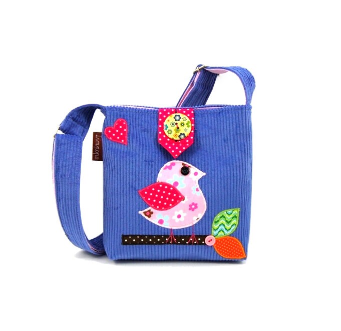 Kleine Tasche Mit Tiermotiv Vogel von LimpopoBagsButik