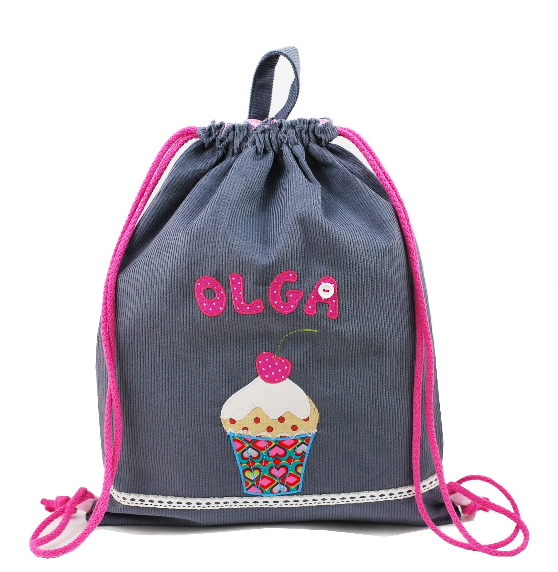 Namenbeutel Mit Muffin von LimpopoBagsButik