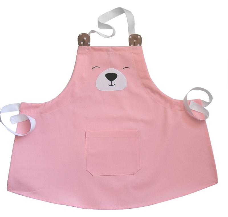 Rose Kinder-Schürze Mit Der Bär Rose Kinder-Schürze Mit Der Bär von LimpopoBagsButik