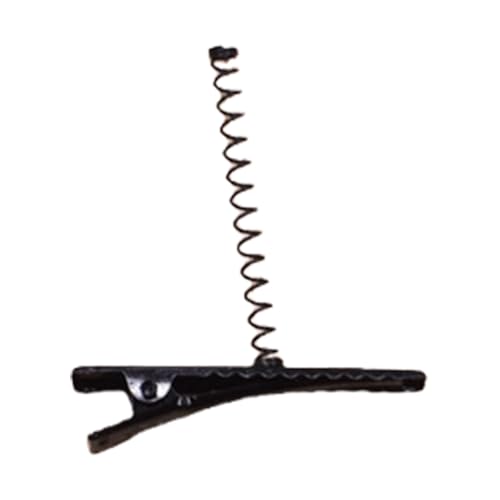 1 Stück / 10 Stück einfarbige Haarspangen für die Braut, Rohlinge, Kopfschmuck mit Feder-Foto-Requisiten, schwarz, einfarbige Haarspange von Limtula