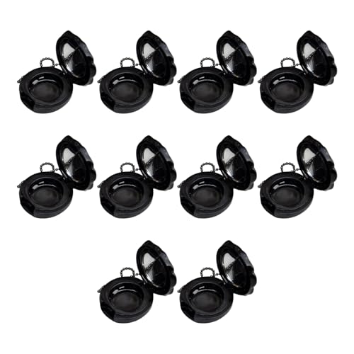 10 Stücke Rosenform Lip Balm Container Mit Verspiegelter Lecksicherem Praktischen Kosmetischen Kosmetischen Kosmetik Und Haushaltsnutzungs Reiseberichtungs Nachfüllgläsern von Limtula