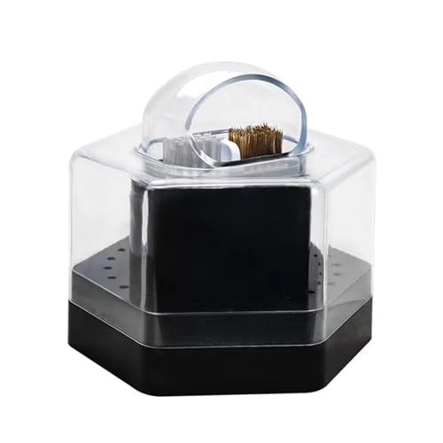 2-in-1-Nagelbohrer-Bithalter mit Reinigungsbürste, 24 Löcher, Ständer, Organizer, Bits, Organizer-Box von Limtula