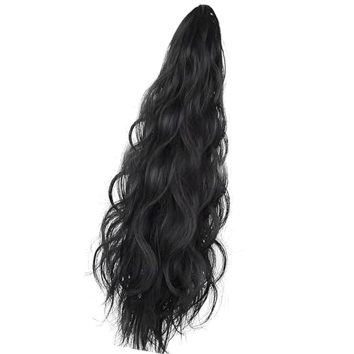 2. Voluminöse Locken Clip On Ponytail Starke Synthetic Faser Haarhalter Für Schnelle Frauen Styling Accessoire Realistische Pferdeschwanzverlängerung von Limtula