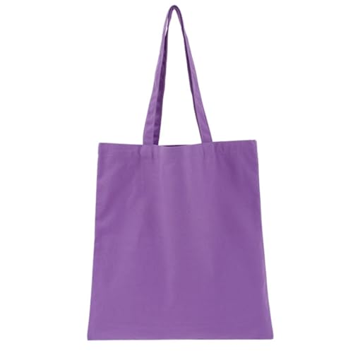 2023 Neue lässige Handtasche, modische Einkaufstasche, Umhängetasche, einfarbig, große Kapazität, Tasche für Damen und Mädchen, violett von Limtula