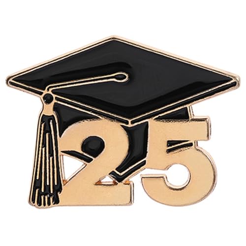 2025 Beginn Der Brosche Stylish Caps Design Sturdy Alloy Revers Pins Schmuck Für Graduierten Feierlichkeiten Abschlussfeier Mode Pin von Limtula