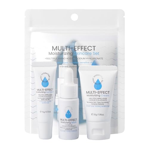 3 PCs Multi Effekt Feuchtigkeits Hautpflege Kits Für Jugendliche Frauen Hautpflege Routine Mit Seren Eye Cream Gesichtscreme 3 PCs Multi Effekt Feuchtigkeits Hautpflege Kits Für Jugendliche Frauen Hautpflege Routine Mit Seren Eye Cream Gesichtscreme von Limtula