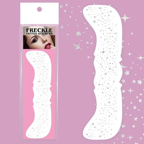 5 Blätter Glitzerte Sommersprossen Gesicht Tätowieren Musikfestival Make Up Aufkleber Langlebig Vorübergehende Vorübergehende Körperkunst Für Event von Limtula