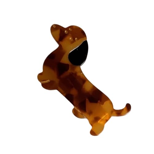 Adorkable Cartoon Tierhaarclip Für Mädchen Kid Barrettes Welpe Dackel Handgefertigtes Haarnadeln Schöne Haarnadeln von Limtula