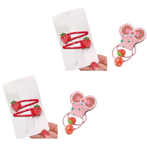 Adorkable Strawberry Hair Clip Schöne Haarkrawatte Glitzernde Haarnadel Barrettes Für Mädchen 2000er Trend von Limtula