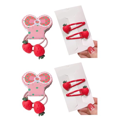 Adorkable Strawberry Hair Clip Schöne Haarkrawatte Glitzernde Haarnadel Barrettes Für Mädchen 2000er Trend von Limtula