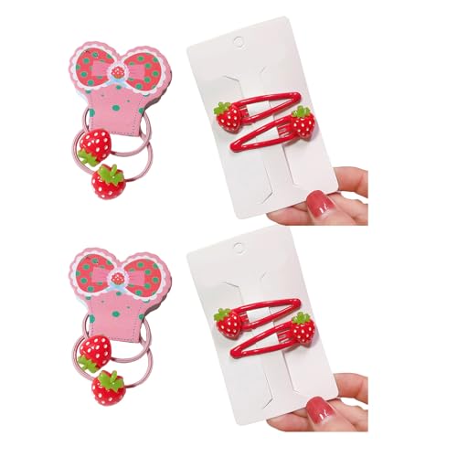 Adorkable Strawberry Hair Clip Schöne Haarkrawatte Glitzernde Haarnadel Barrettes Für Mädchen 2000er Trend von Limtula